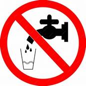 Agua No Potable Icono