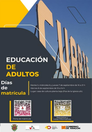 Cartel Escuela De Adultos
