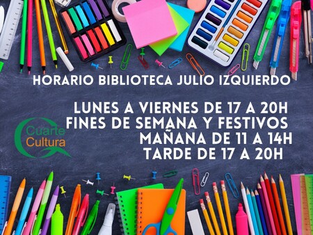 Horario Biblioteca Julio Izquierdo