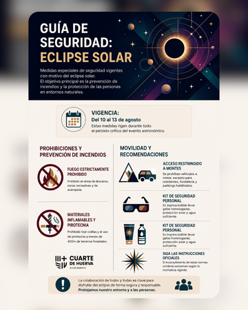 Infografía Simple Seguridad Eclipse Infografía Simple Seguridad Eclipse