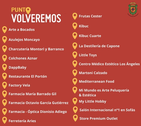 Establecimientos Adheridos Al Programa Volveremos
