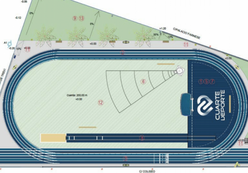 Recreacion De La Nueva Pista De Atletismo Para Cuarte De Huerva.R D.651 439 8448